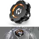 NICECNC Orange Fuel Tank Cap with O-Ring Compatible with Harley Iron 1200 XL1200NS 2018-2021, Sportster 1200 Low XL1200L 2008-2009, 2011, Dyna Fat Bob FXDF 2009-2010, See Fitments