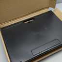 Navaris Laptop Tray - Adjustable Lap Desk for Home Office - Tablet or Keyboard Stand Table with Cushion - Lightweight Drawing Tray for Sofa or Bed - 8 Levels (Black)