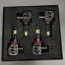 SEALIGHT S7S // 9005/HB3 Light, 120000LM Brightest Bulbs, 6500K White, Easy Installation,10 Years Lifespan, Plug-N-Play, 4 Pack