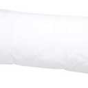 Amazon Basics Hypoallergenic Protector Cover Pillowcases - 21 x 55 Inches, Body Size, White, Pillows Not Included