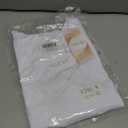 Women's Sleeveless Crew Neck Bodysuit Top Sexy Slim Summer Stretch Tank Top (White, XL)