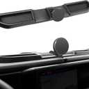 Magnetic Dash Phone Mount for 2024 2025 Jeep Wrangler JL JLU & Gladiator JT Accessories Multi-Mount Phone Holder Dashboard Storage Tray with Extra Clip Bracket, Not for Oil-Electric 4xe