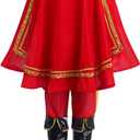 AWIBMK Boys Prince Charming Costume - Kids Medieval Royal King Outfit for Halloween Cosplay Dress Up, 7-8 Years