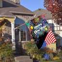 2 x New Years Flag,Happy New Year Garden Flag 28 x 40 Inch Happy New Year House Flag for Greettings or Decoration