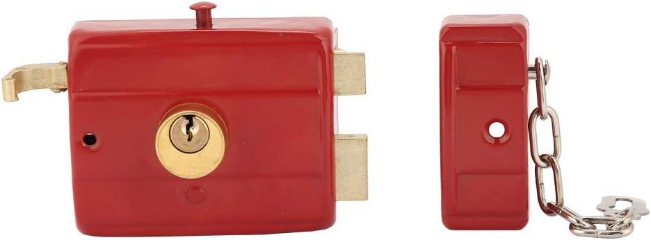 Lock Door Hardware Deadbolt Cerrojo para Puerta Metalica Night Puertas De Hierro Llavines Exteriores Sets Industrial Double Cylinder He