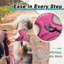 BARKBAY Dog Harness No Pull Mesh for  Dogs - Adjustable, Reflective, Comfortable, No Choke, Heavy-Duty - Perfect for Outdoor Training, Walking, and Hiking - Strong & Durable - S, Pink Mesh