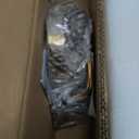 KCO Lighting Mid Century 1-Light Globe Pendant Light Industrial Vintage Brass Gold Pendant Lighting Fixture Kitchen Island Adjustable White Glass Hanging Ceiling Lights