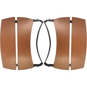 Side Shelves Big Green Egg Accessories, Composite 2 Slat Egg Mates for Large Big Green Egg with Folding Side Shelves Replacement Parts Grill & Smoker Accessories