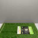 Hompet Dog Grass Pad with Tray Large, 29"x20.5", 2 Reusable Artificial Turf for Dogs Potty, Waterproof Non-Slip Washable Pee Pads, Quickly Absorbency Portable Dog Litter Box for Indoor/Outdoor Use