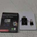 Wireless CarPlay Adapter, 2025 Upgraded 2-in-1 Mini Size CarPlay & Android Auto, Convert Wired to Wireless with USB & Type-C, Plug & Play, Stable Control & No Delay Car Play with iPhone & Android