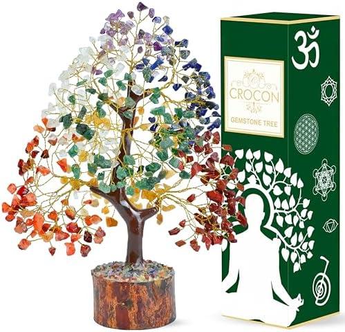Amazon.com: The Original 7 Chakra Crystal Tree Birthday Gifts for Women, Healing Crystal Tree of Life Sister birthday gifts Room & Home Decor Gift for Mom Her Positive Energy New House Warming Gift Women unique : Health & Household