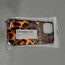 Brown Leopard Print Phone Case for iPhone 15 Pro Max ( 6.7inch ) - Compatible with MagSafe - 10ft Drop Tested, Soft Cheetah Protective Phone Case Cover with Wrist Lanyard Strap for Girls Women