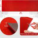 PBHEPJ 3ft x 30ft Extra Thick Red Carpet Runner for Party & Hollywood, Festival Celebration, Wedding, Graduation Ceremony, Award Ceremony, VIP Reception, Heavy-Duty, Non-Slip TPR Rubber