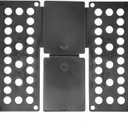 Kids Clothes Folding Board for Children Only (Up to 48"/120cm | Age 2-8 Ref), Foldable Laundry Organizer & Quick Clothes Folder for Home black