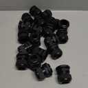 uxcell M32x1.5 Cable Gland 16mm-21mm Wire Hole Waterproof Nylon Joint Adjustable Locknut with Washer Black 20pcs