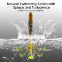 Pristis Jig Head Fishing Lures for Freshwater Saltwater, Weedless Swim Jig Teasers with Sharp Hooks & Exquisite Coating, Pre-Rigged Vibrating Swimbaits Kit Gear for Bass Crappie Walleye Trout Pike