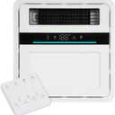 Bathroom Fan with Light and Heater, 1700W,140 CFM Ventilation, Remote Control, Quiet Exhaust, 4-in-1 Design for Heating, Lighting, Ventilation & Air Circulation for Comfort in Any Season (Multi)