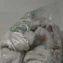 Christmas Tree Skirt 36 Inch, Holiday Part Decorations for Christmas Tree, Whit Plush Gold Sequin Snowflake Tree Shirt for Xmas