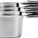 OXO Good Grips 4 Piece Stainless Steel Measuring Cups with Magnetic Snaps