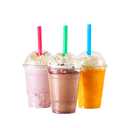 [100 Sets-16 oz.] Plastic Cups With Dome Straw Slot Lids PET Crystal Clear Disposable Togo Cup BPA Free For Party Ice Cold Drinks Coffee Tea Parfait Dessert Smoothie Bubble Boba Fruit Milkshake Slush