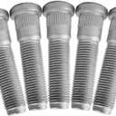 5PCS Wheel Studs M14x1.50 Lug Stud 65mm Bolt Compatible with 2011-2022 Jeep Wrangler Grand Cherokee Dodge Durango Challenger Charger Ram 2500 Ram 3500 &More