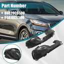 GXARTS 2PCS Black Driver & Passenger Side Front Fender Liner Splash Shield 86820C6500 86810C6500 Compatible with Kia Sorento 2019 2020