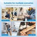 1 Micron Inner Air Filter Compatible with WEN 3410 POWERTEC AF4000/AF4001 Shop Fox W1830 Air Filtration Systems Woodworking, Replacement for WEN 90243-026-2 (1 Pack)