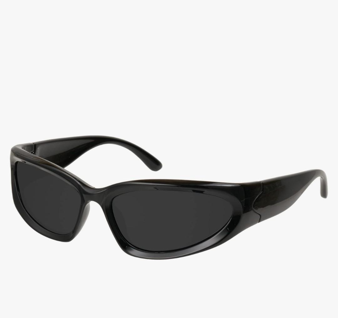mosanana Y2k Wrap Around Polarized Sunglasses for Women Trendy Swift Oval Futuristic Shades Retro 2000s Sport Sunnies MS52245