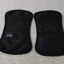 All-Clad Premium Pot Holder & Hot Pad: Heat Resistant to 500 Degrees - 100% Cotton, 10""x6.25"" Hot Pad for Kitchen and Barbeque, (2-Pack), Black