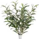 SzJias Olive Branches for Vases Faux Olive Branch Fake Olive Tree Branches Olive Stems for Vase(5 Branches)