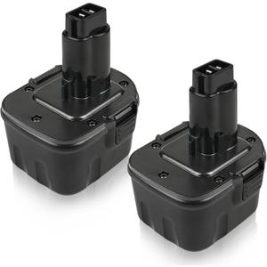VIRSHX BATT 12v 3.6Ah Ni-MH Replacement Battery for Dewalt, DW9071 DW9072 DC9071 DE9037 DE9071 12 Volt Battery, Compatible with Cordless Power Tool, Drill/Flashlight, 2 Pack