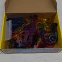 NATIONAL GEOGRAPHIC Glowing Marble Run – Construction Set with 15 Glow in The Dark Glass Marbles & Storage Bag, STEM Gifts for Boys and Girls, Building Project Toy