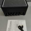 10W*1 Mini Guitar Amplifier, Electric Guitar Amp with Clean/Drive Channel, 6H Working, 3.5mm Headphone/AUX Jack, USB-C Rechargeable, Wireless Portable Amp for Indoor Practice, Traveling