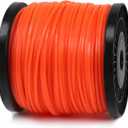 Viabrico .095" Weed Eater String, Square Orange Heavy Duty String Trimmer Line, Weed Wacker String Universal Commercial Grade, Premium Nylon Weedeater Line 0.095" x 1.7LB, 330Foot