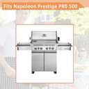 Grill Grates Replacement for Napoleon Prestige PRO 500 Gas Grills, Cast Iron Grill Cooking Grids, 17 3/4", 2 Pack
