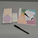 Mr. Pen- Transparent Sticky Notes Set, 1000 Sheets, Transparent Sticky Notes Tabs with Marker Pen for Bible Study, Office, School, Planning, Journaling & Organization