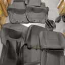 Umbrauto Car Seat Covers for Dodge RAM, Premium Nappa Waterproof Leather Seat Cushion Fits 2009-2026 RAM 1500/2500/3500 Crew Quad Mega Cab with Curved Bench,Full Set, Black