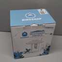 birdsnap TUC Bird Feeder with Camera 2K HD, Solar Panel 32GB Card 4-in-1 Perch, 160View Auto Detect & Notify AI Identify Video Bird Camera Wireless Outdoors Ideal Gift for Birds Lover (Blue)