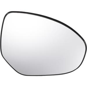 X AUTOHAUX Car Rearview Right Passenger Side Mirror Glass Replacement W/Backing Plate Non-heated for Mazda 2 3 2010 2011 2012 2013 2014