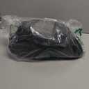 Mask Fins Snorkeling Gear for Adults, Full Face Snorkel Mask & Adjustable Swim Fins Snorkel Set, Panoramic View Snorkel Mask Dry Top Anti-Fog Anti-Leak (Black)