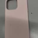 AOTESIER Magnetic for iPhone 13 Pro Phone Case, [Compatible with MagSafe][Military Shockproof Protection] Silicone Case with Soft Microfiber Lining, Camera & Screen Protection 6.1 inch, Chalk Pink