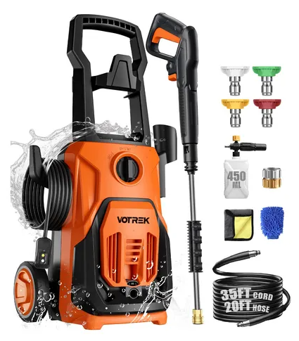 Votrek Electric Pressure Washer, Compact and Lightweight Washer