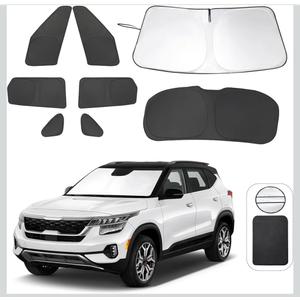 8PCS YYCKE Window Shades for Seltos 2021-2024 for Kia Accessories Car Side Full Windows Rear Triangular Windshield Sun Shade Sun UV Rays & Privacy Protection for Camping,Napping,and Relaxing