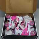 Sowume Adjustable Roller Skates for Girls and Women, All 8 Wheels of Girl's Skates Shine, Safe and Fun Illuminating for Kids