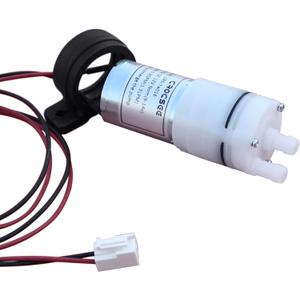 CrocSee DC 12V Mini Food Grade Self Priming Diaphragm Fresh Water Transfer Pump 1.3LPM, Replacement Pump for Ice Maker, Coffee Machine, Water Dispenser