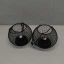 UBright Solar Lanterns Lights Outdoor Waterproof Metal Hanging Solar Powered Lights for Outside Decorative Lanterns for Garden Yard Patio Pathway, Pack of 2 (Warm White)