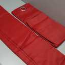 2 Blackout Window Curtain Panels, Foam Back Lined Curtains, Thick Erin Panels, (Red), 72*52”