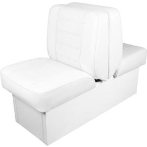 1 Set Back to Back Boat Seat Covers Replacement Boat Lounge Seat Covers Waterproof Polyvinyl Chloride for Protect Boats Seats Deluxe Back-to-Back Lounge Seats Cover (White)