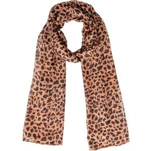 Nydotd Women Lightweight Scarf Floral Print Mixture Shawl for Spring Summer Ladies Long Fashion Scarves (Leopard, Yellow)