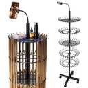 Braiding Hair Rack Adjustable Braiding Rack With 140 Pegs (Black)